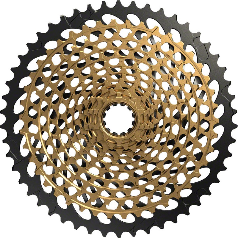SRAM XX1 Eagle AXS XG-1299 Cassette – 12-Speed, 10-50t, Gold, For XD Driver Body