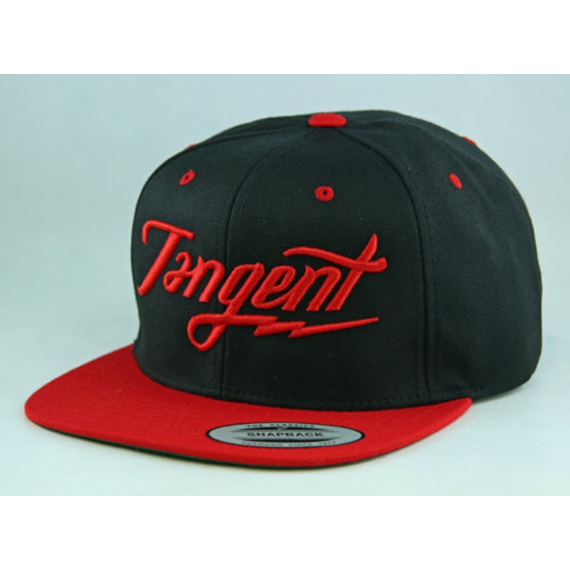 Tangent Bolt Snapback Hat-OSFA-Black/Red