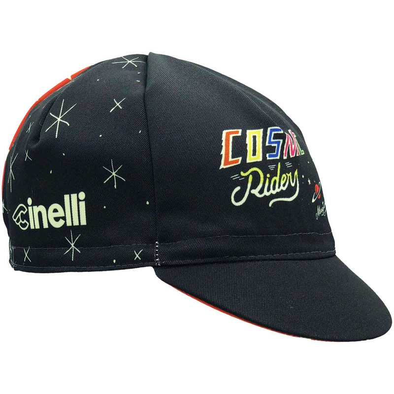 Cinelli Sergio Mora Cosmic Riders Cycling Cap – Black One-Size