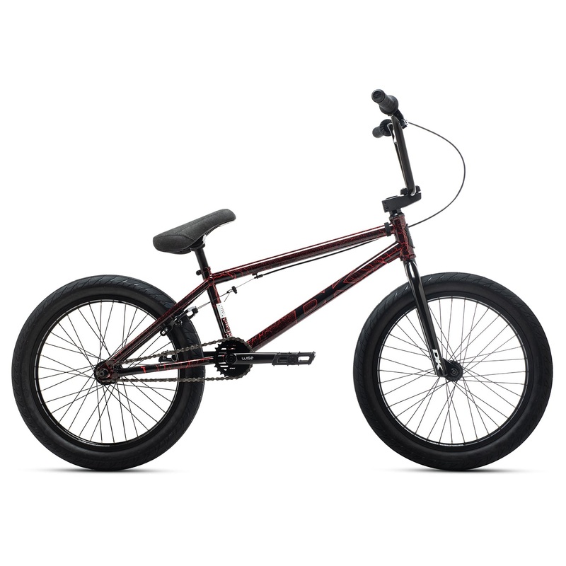 DK Helio 21″TT BMX Freestyle Bike-Black Crackle