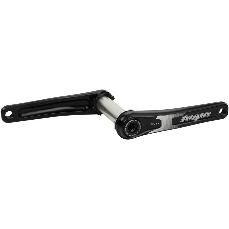 Hope Evo Crankset – 175mm, Direct Mount, 30mm Spindle, For 157mm Super Boost Rear Spacing, Black