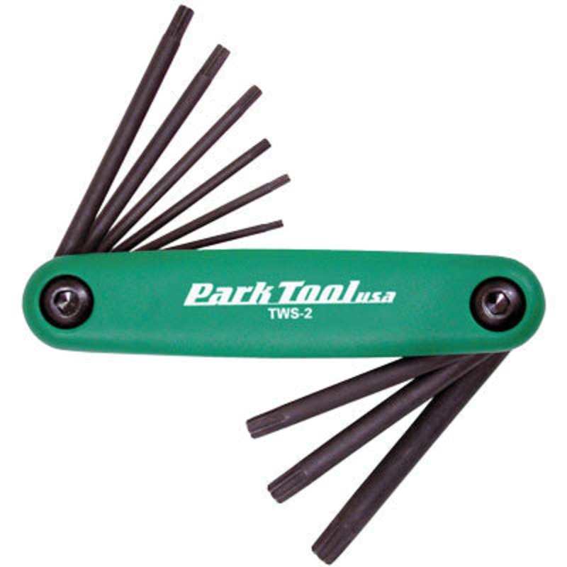 Park Tws-2 Torx Wrnch Set T7,9,10,15,20,25,27,30,40,Fold Tws-2 Folding Torx Set Park Tool Tools