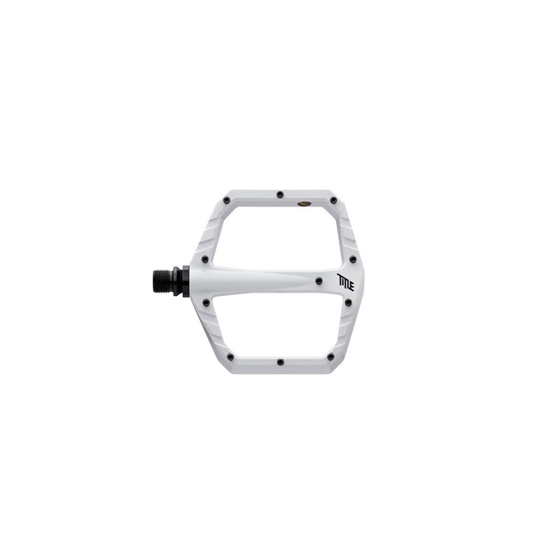 Title MTB Connect Aluminum Platform Pedals, Gloss White