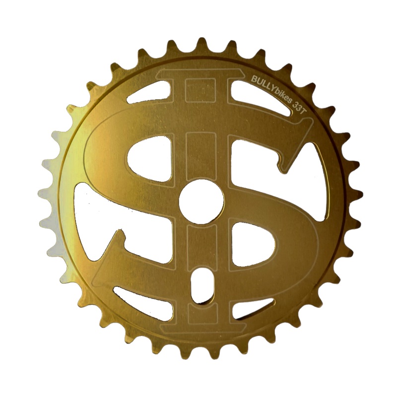 Bully Big Money 36t BMX Sprocket / Chainwheel – Gold – USA Made