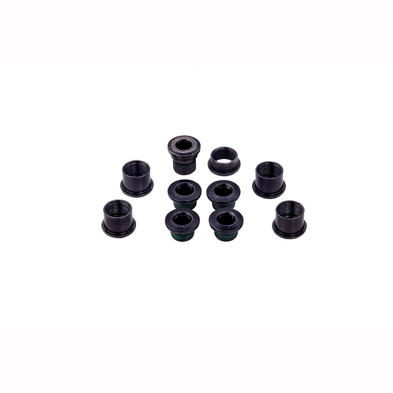 5-Arm Hidden Bolt Road Crank Chain Ring Bolt Kit 1x Crankset Steel BLK