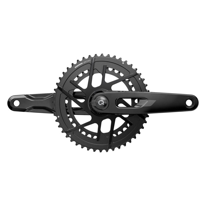SRAM Rival 2x Powermeter E1 Power Meter Crankset Speed: 12 Spindle: 28.99mm BCD: Direct Mount SRAM 8 Bolt 48/35 DUB 160mm Black Road