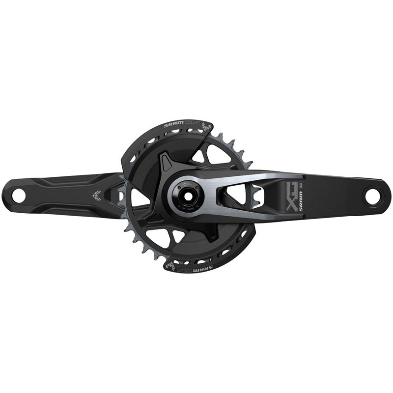 SRAM X0 Eagle T-Type Wide Crankset – 170mm 12-Speed 32t Chainring Direct Mount 2-Guards DUB Spindle Interface BLK