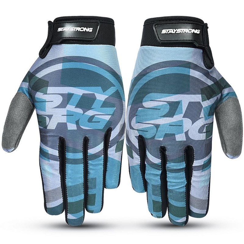 Stay Strong Icon Line Youth Gloves – Teal