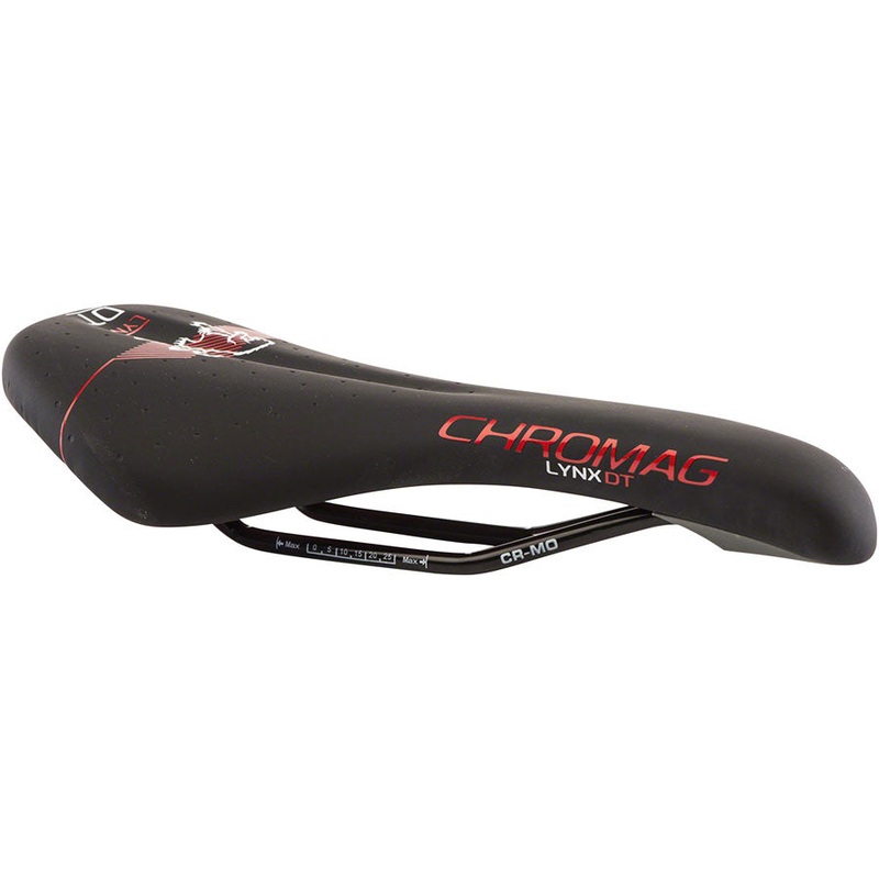 Chromag Lynx DT Saddle 280 x 135mm Unisex 292g Black/Red