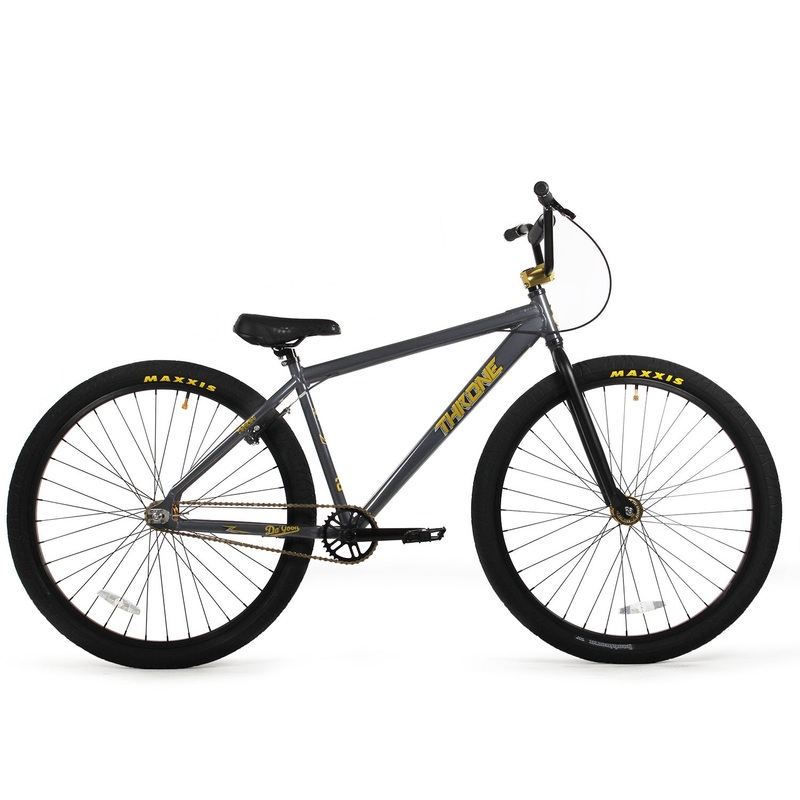 Throne Cycles The Goon 29″ BMX Freestyle Bike-Graphite Oro