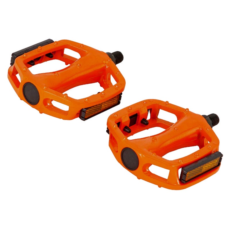 *BLEMISHED* Alloy BMX Platform Pedals – 1/2″ – Orange