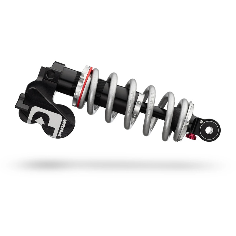 Push Industries ElevenSix Rear Shock, Specialized Enduro 29 (205 x 60) Trunnion Metric, Liquid Black, (Special Order Item)