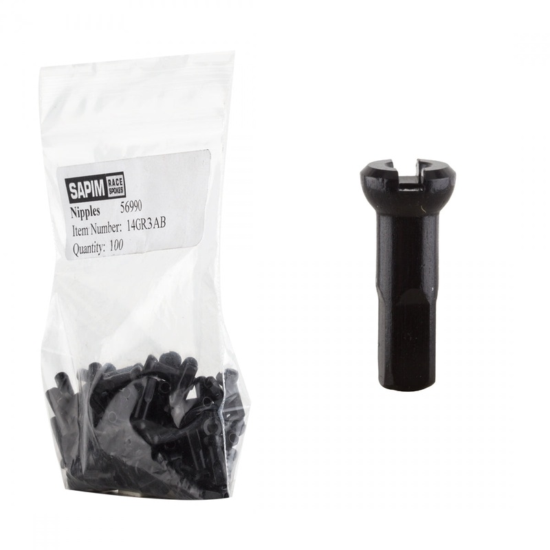 Spoke Nipple Sapim Aly Polyax 2.0X14Mm Black Bgof100