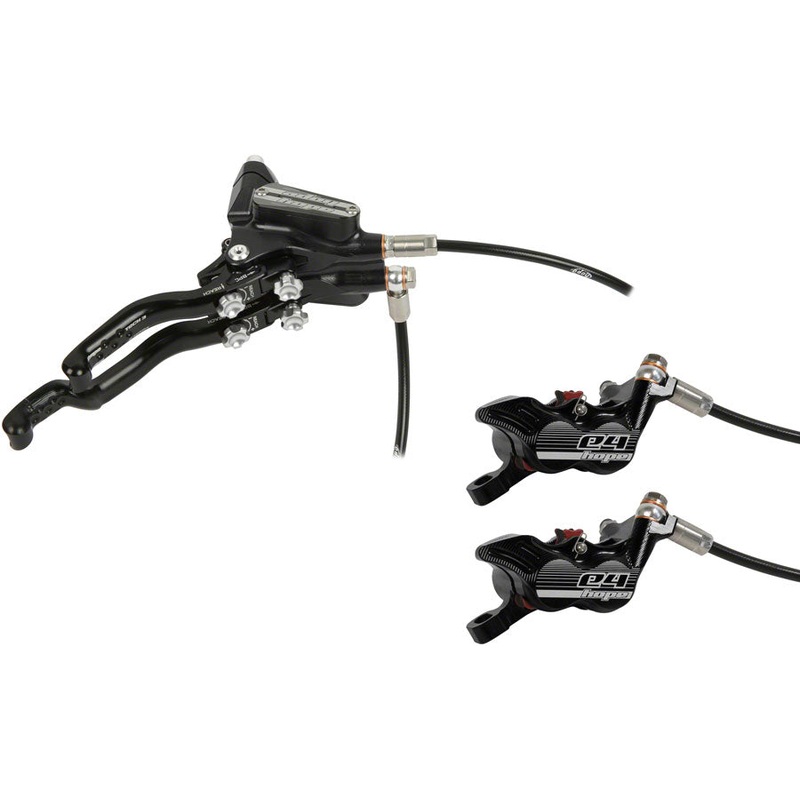 Tech 3 E4 Duo Disc Brake Lever – Right Hand Front Rear Hydraulic Post Mount BLK