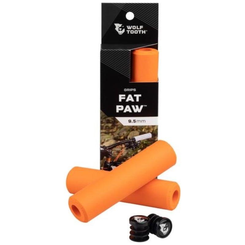 Wolf Tooth Fat Paw Grips 9.5mm Orange