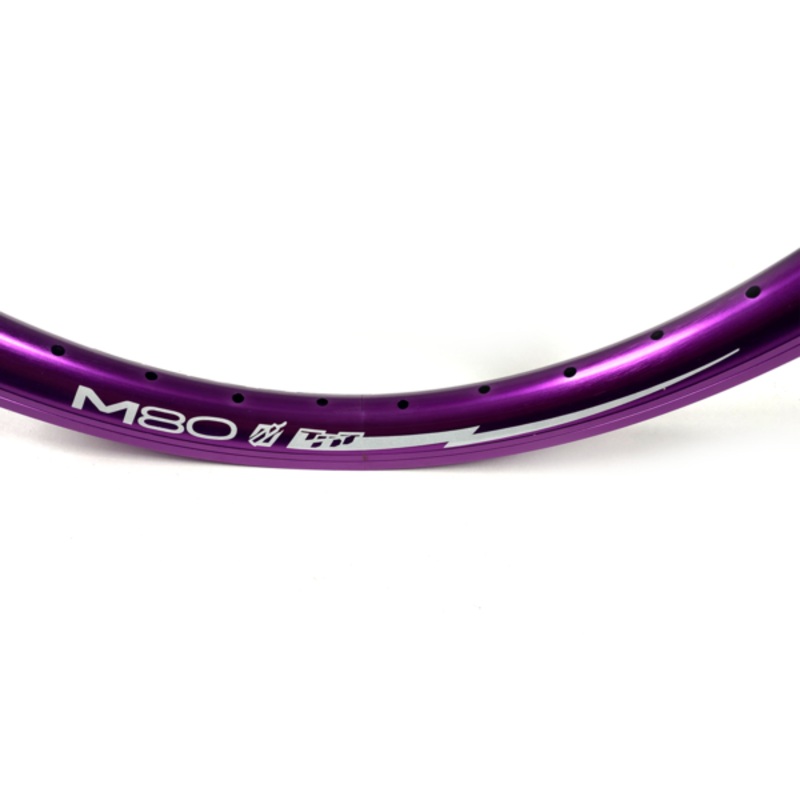 20″ (406mm) TNT M80X Double Wall Rim – 28H – Purple Anodized