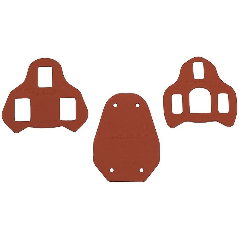 bg cleat stacker 2pk bg fitting red speedplay