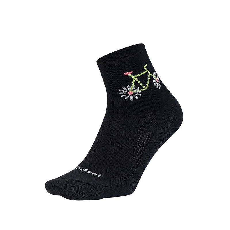 DeFeet Aireator 2-3″ Cuff Socks Pedal Power M Pair
