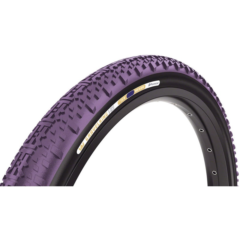 Panaracer GravelKing X1 Tire – 700 x 40 Tubeless Folding Purple/Black