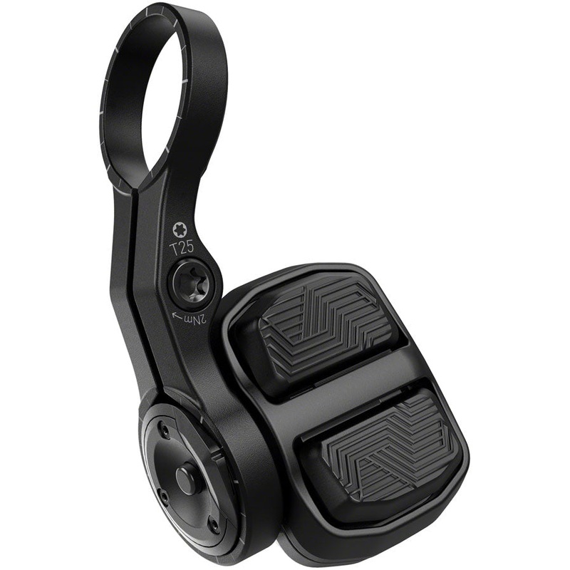 SRAM AXS POD Electronic Controller – Left or Right Mount, Discrete Clamp, 2-Button, Black, D1