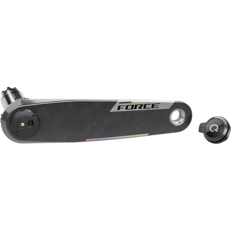 SRAM Force AXS Wide Left Crank Arm and Power Meter Spindle Assembly – 172.5mm, 12/13-Speed, DUB PM Spindle, Carbon, E1
