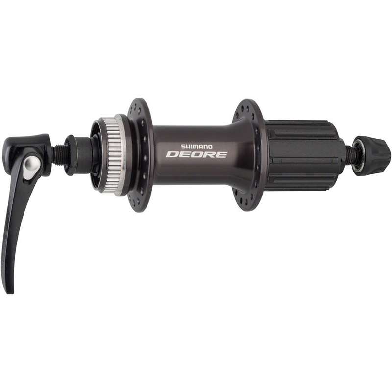 Deore FH-M6000 Rear Hub – QR x 135mm Center-Lock HG10 Black 32H