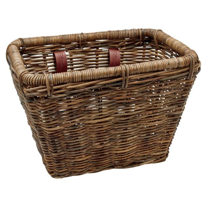Woven Rattan Rectangular Basket