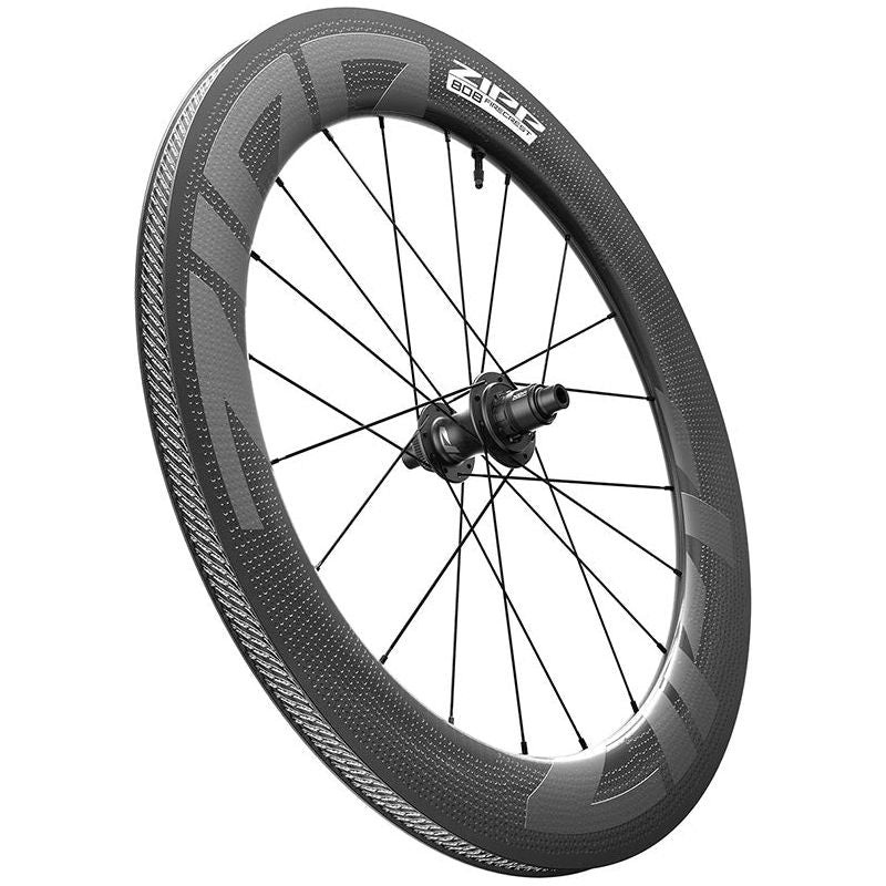 Zipp 808 Firecrest Tubeless Rear Wheel – 700 12 x 142mm Center-Lock SRAM 10/11-Speed Tubeless Black B1
