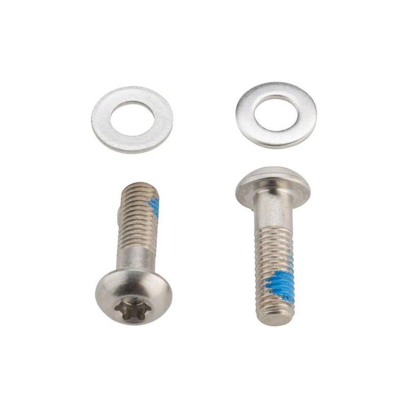 SRAM Flat Mount Caliper Bracket Mounting Bolts – Titianium
