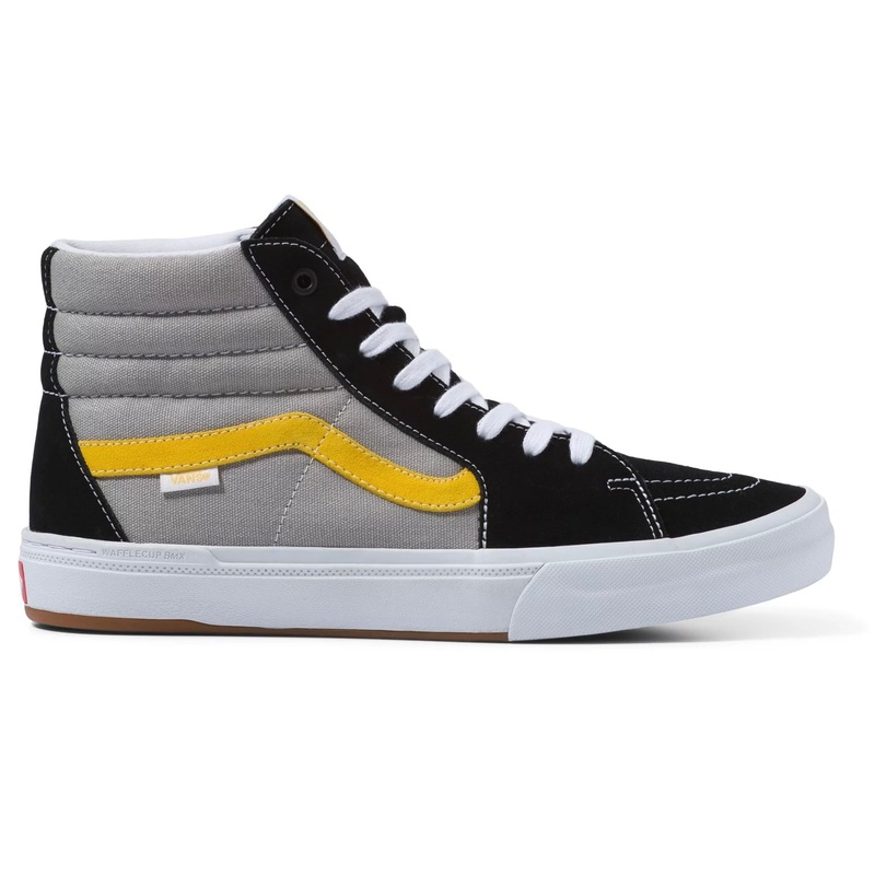 Vans Sk8 Hi Pro BMX Shoes (Black/Gray/Gold)