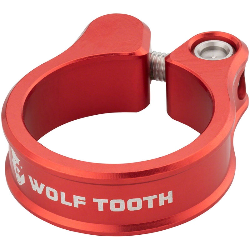 Wolf Tooth Seatpost Clamp – 36.4mm, Bolt-On, Red