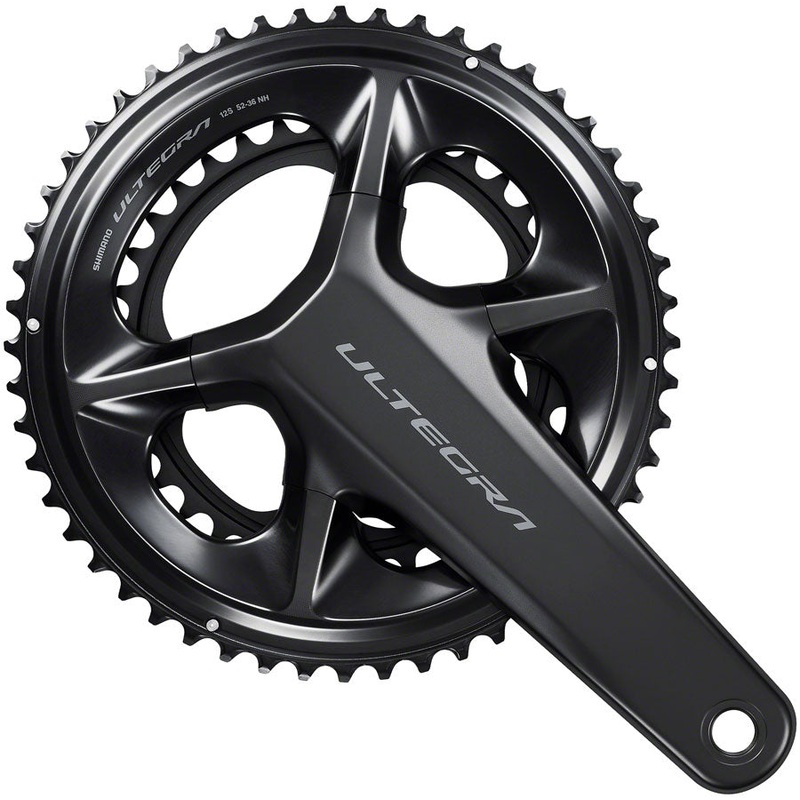 Shimano Ultegra FC-R8100 Crankset – 170mm, 12-Speed, 50/34t, Hollowtech II Spindle Interface, Black