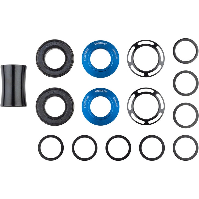 Stolen Minimalist Bottom Bracket – Mid 22mm Blue