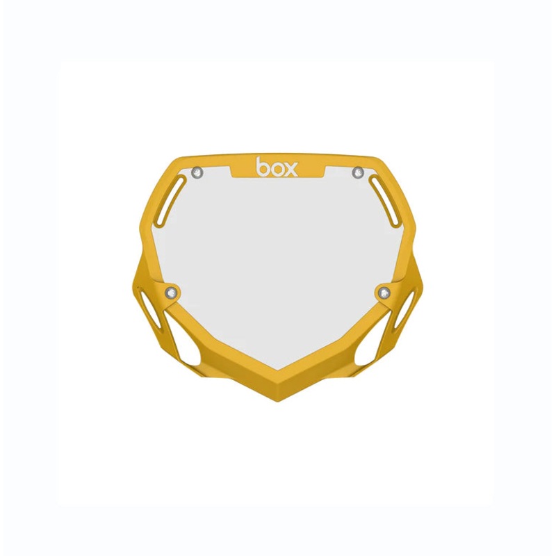 BOX Two Number Plate – Yellow