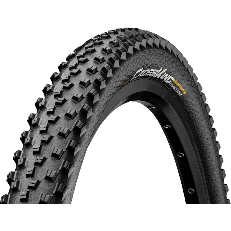 Continental Cross King Tire – 29 x 2.30 Tubeless Folding BLK PureGrip ShieldWall System E25