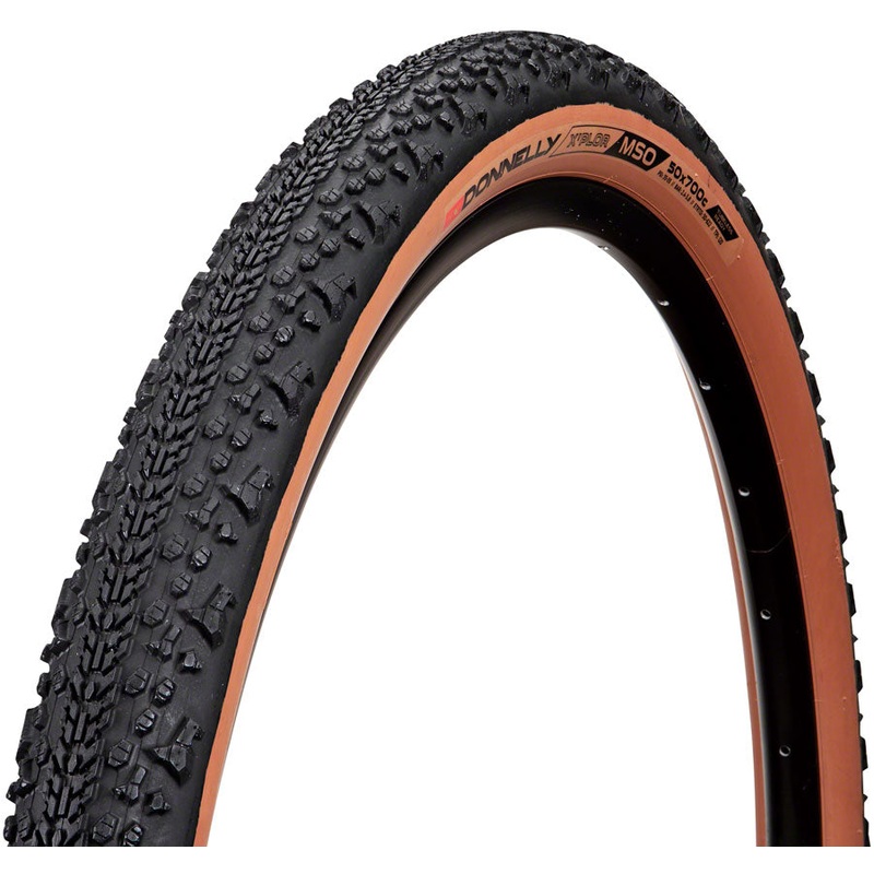 Donnelly Sports XPlor MSO Tire – 700 x 50 Tubeless Folding Black/Tan