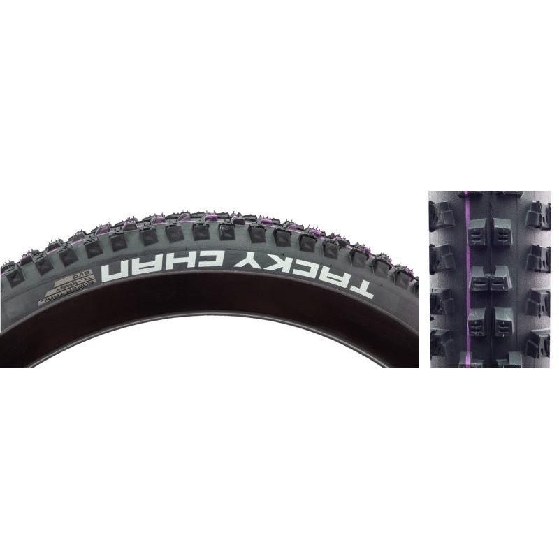 Schwalbe Tacky Chan Tire – 29 x 2.40 Tubeless Folding BLK Evolution Line Super Trail Addix Ultra Soft E-50