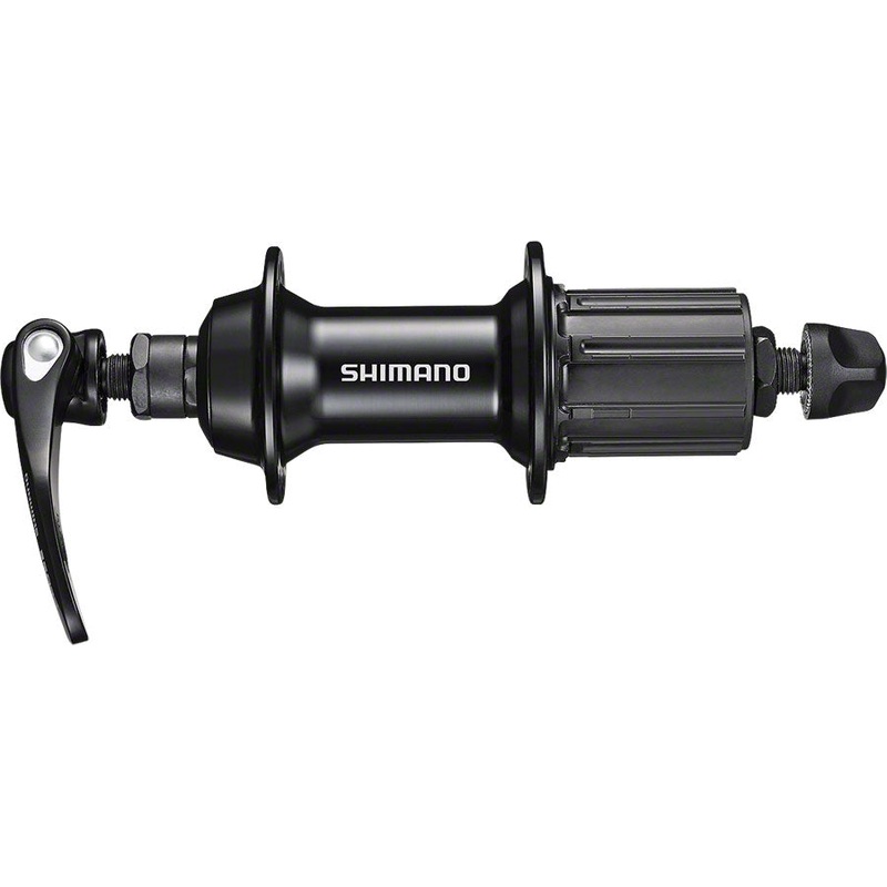 Shimano FH-RS400 Rear Hub – QR x 130mm Rim Brake HG 11 Road Black 36H