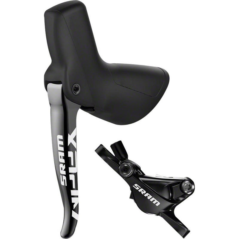 SRAM Apex 1 Disc Brake and Lever – Front Hydraulic Post Mount Black A1