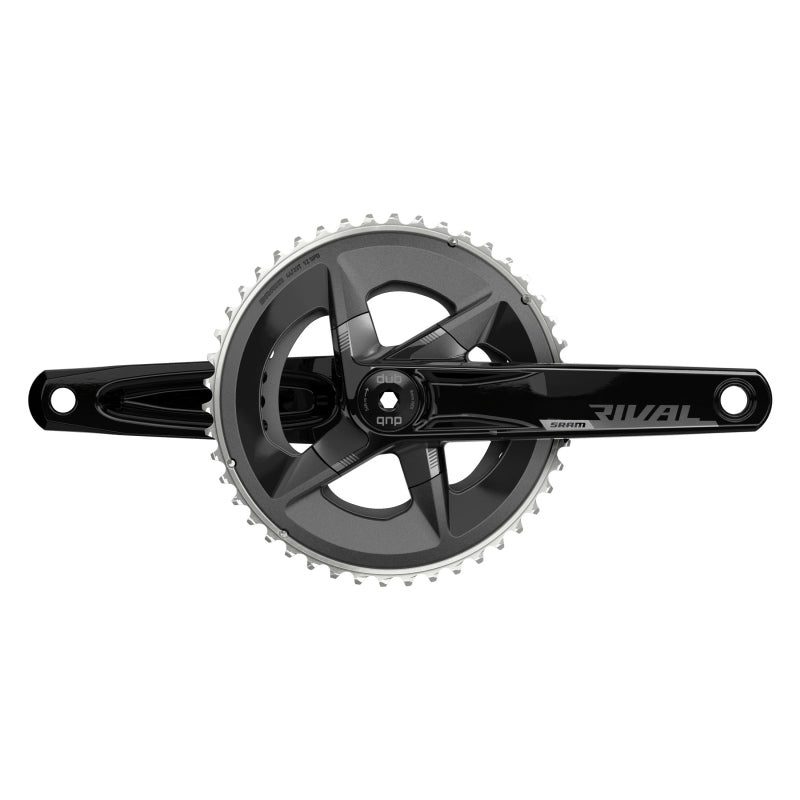 SRAM Rival AXS Wide Crankset – 170mm 12-Speed 43/30t 94 BCD DUB Spindle Interface BLK D1