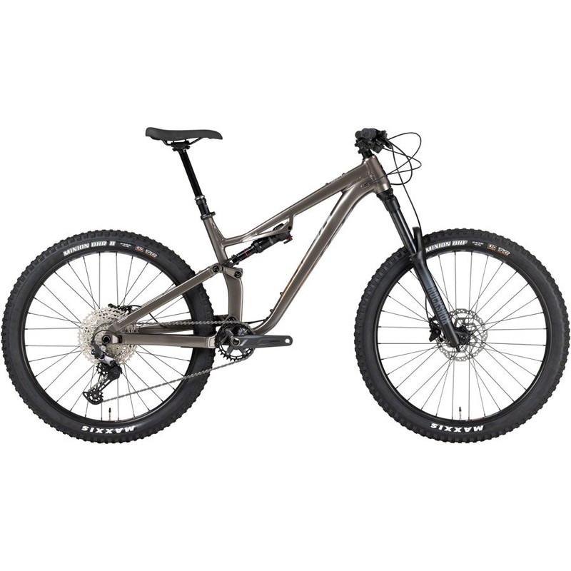 Salsa Rustler Deore 12 Bike – 27.5″, Aluminum, Gray, Medium