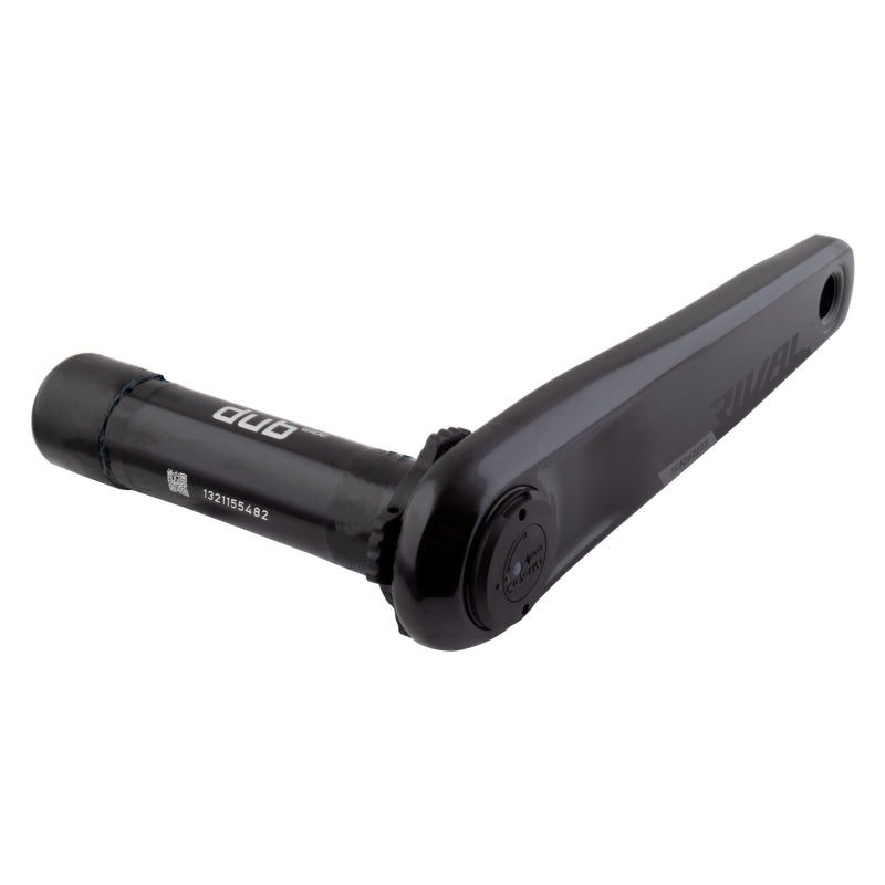 SRAM Rival AXS Wide Power Meter Left Crank Arm Spindle Upgrade Kit – 175mm 8-Bolt Direct Mount DUB Spindle Interface BLK D1