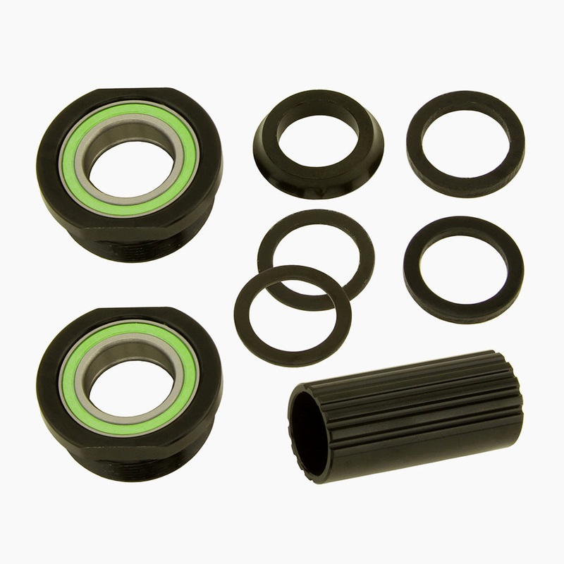 19mm Sealed Euro BMX Bottom Bracket Set – Black