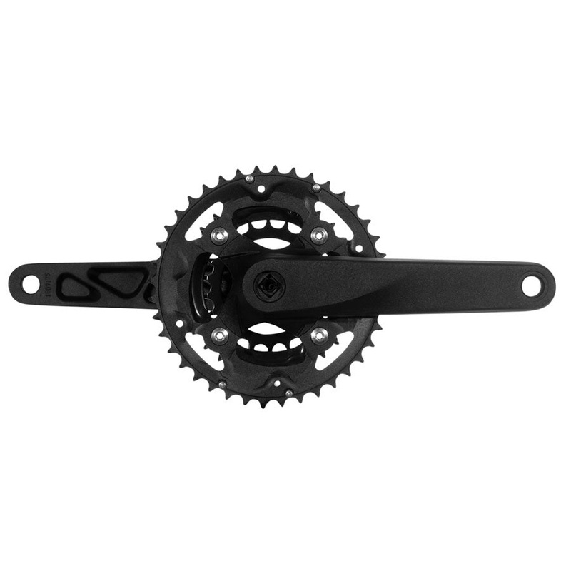 Samox X3s Crankset – 175mm 9/10 Speed 40/30/22t 96/64 BCD JIS Square Taper Spindle Inferface BLK