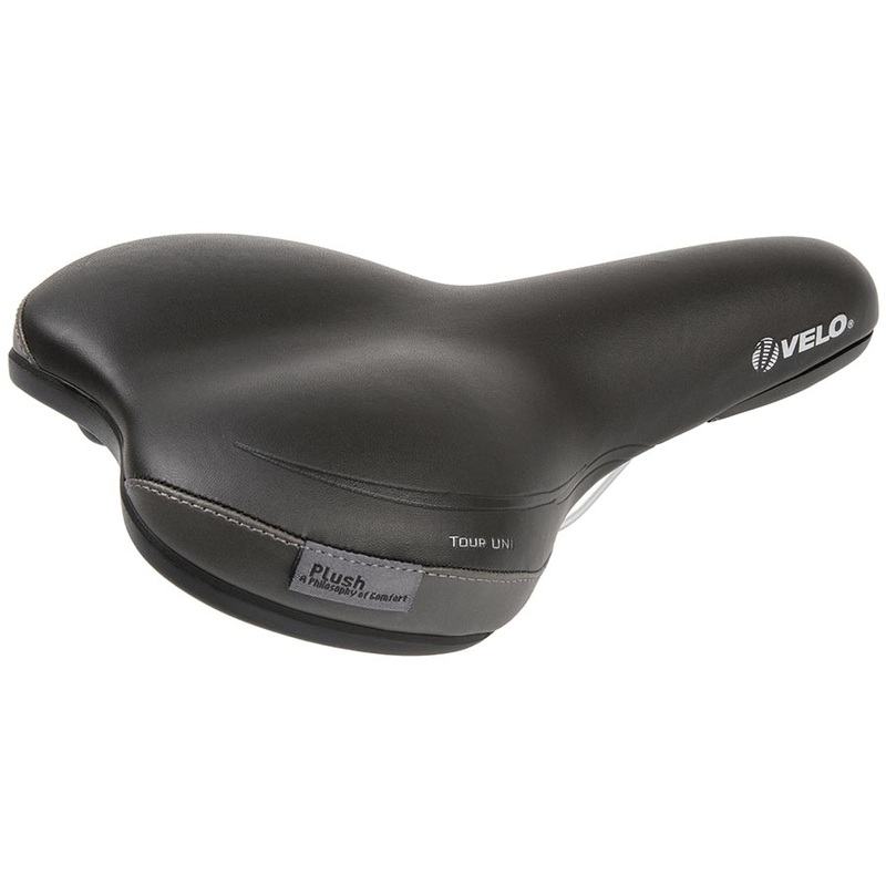 Velo Tour Uni Comfort Saddle 261 x 171mm 398g Black