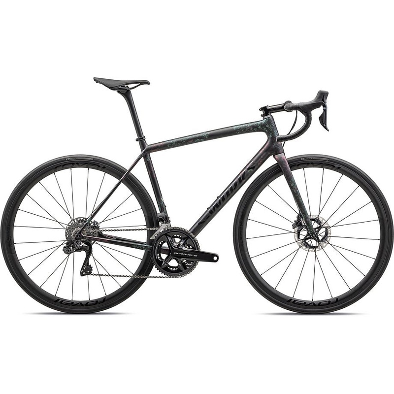 2023 Specialized aethos S-Works di2 bike gloss obsidian/lapis + abalone organic color run/obsidian 49
