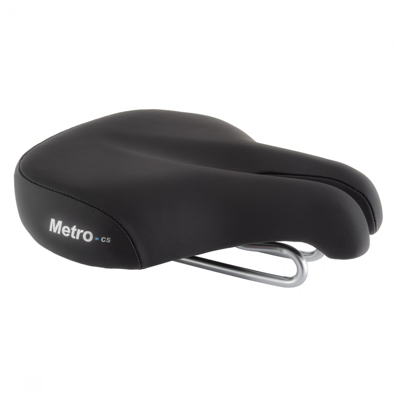Bike Saddle ISM Metro Cruiser – Black Professional Bike Seat Synthetic Noselss