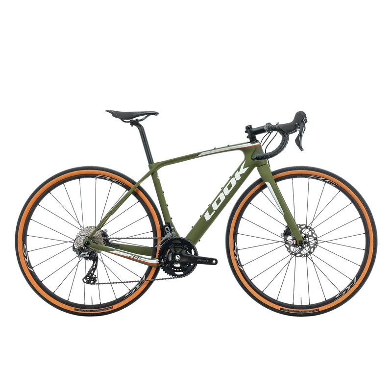 LOOK 765 Gravel Green Mat Gravel Bike – 2023, X-Small