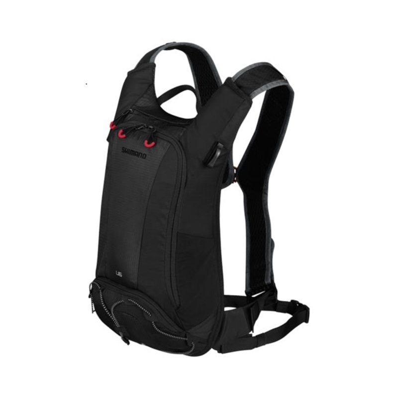 SHIMANO UNZEN 6 TRAIL DAYPACK WITH HYDRATION 6L BLACK HYDRATION PACK