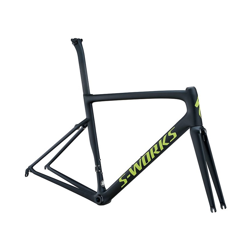 Specialized S-Works tarmac men sl6 frmset monoblack/hyper green reflective/clean 49